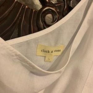 cloth & stone Tops - Cloth & Stone white one shoulder blouse cloth & stone Tops - Cloth & Stone white one shoulder blouse